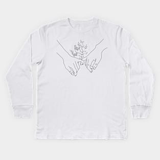 Pinky Swear Kids Long Sleeve T-Shirt